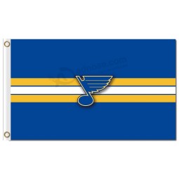 NHL St.Louis Blues 3'x5' polyester flags small logo with stripes