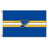 Nhl st.Louis 'Blues 3'x5' Polyester Flags kleines Logo mit Streifen