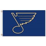 Nhl st.ルイスブルース3'x5 'ポリエステルフラグロゴ