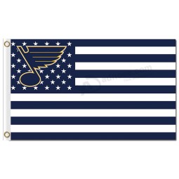 NHL St.Louis Blues 3'x5' polyester flags stars stripes with your logo