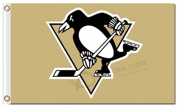 NHL Pittsburgh Penguins 3'x5' polyester flags classical with your logo