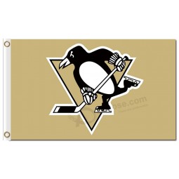 NHL Pittsburgh Pinguine 3'x5 'Polyester Fahnen klassisch