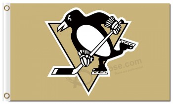 Nhl pittsburgh penguins 3'x5'聚酯旗经典