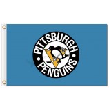 Nhl pittsburgh penguins 3'x5 'polyester fahnen runden logo
