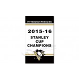 NHL Pittsburgh Pinguine 3'x5 'Polyester Fahnen 2015-16 Champions