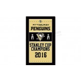 NHL Pittsburgh Pinguine 3'x5 'Polyester Flaggen Champion 2016