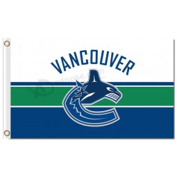NHL Vancouver Canucks 3'x5' polyester flags with stripes