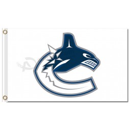 NHL Vancouver Canucks 3'x5' polyester flags C white banner