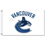 Nhl Vancouver Canucks 3'x5 'Polyester Flaggen neue Logo weiße Flagge