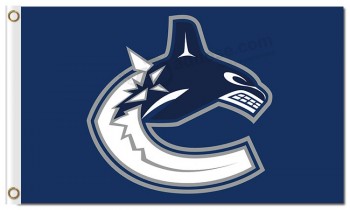 Nhl vancouver canucks 3 'x 5' bandiere in poliestere