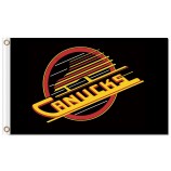 Nhl vancouver canucks 3'x5 'polyester fahnen altes logo ohne weißen rand
