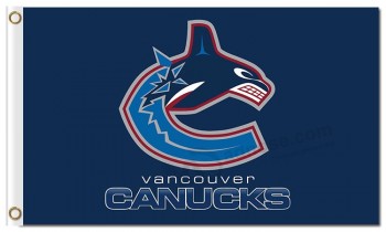 NHL Vancouver Canucks 3'x5 'Polyesterfahnen farbig c