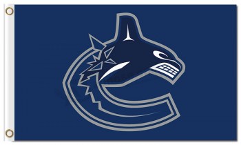 Nhl vancouver加入3'x5'聚酯标志c