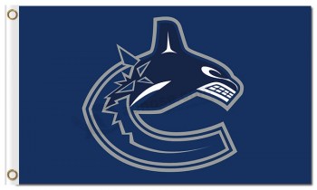 Nhl vancouver canucks 3 'x 5' bandiere in poliestere c