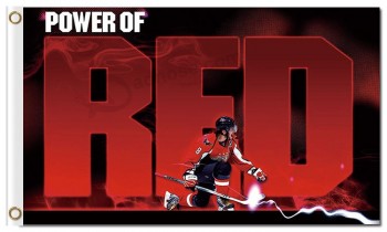 Nhl华盛顿首都3'x5'聚酯标志红色的力量