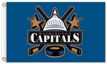 Nhlワシントン首都3'x5 'ポリエステルは首都を旗を立てる