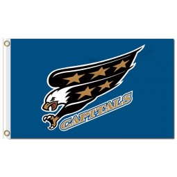 NHL Washington Capitals 3'x5' polyester flags flying eagle with your logo