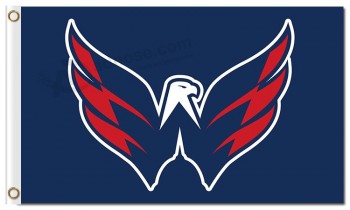 NHL Washington Capitals 3'x5' polyester flags blue with your logo