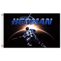 NHL Tampa Bay Lightning 3'x5' polyester flags Hedman with your logo