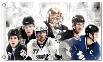Nhl坦帕湾闪电3'x5'聚酯旗帜球员