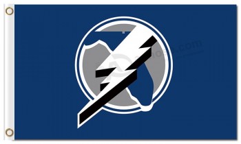 NHL Tampa Bay Lightning 3'x5' polyester flags state map