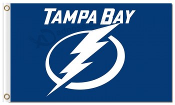 Nhl tampa bay bliksem 3'x5 'polyester vlaggen