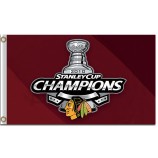 Nhl chicago blackhawks 3'x5 'Polyester Flagge 2010 Champion für benutzerdefinierte Größe 