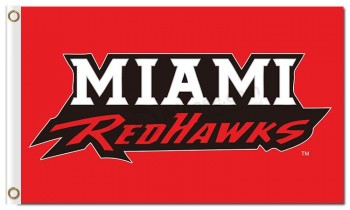 NCAA Miami Redhawks 3'x5' polyester flags