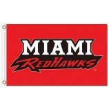 Ncaa miami redhawks 3'x5 'Polyesterfahnen