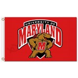 Ncaa Maryland Terrapins 3'x5 'Polyesterfahnen