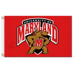 Ncaa Maryland Terrapins 3'x5 'Polyesterfahnen