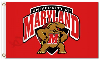 Ncaa maryland terrapins 3'x5 'bandiere in poliestere