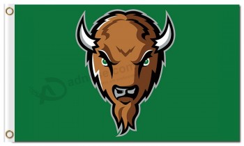 Ncaa marshall thundering herd 3'x5'涤纶旗棕色牛为自定义大小 