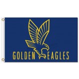 Großhandel billig ncaa marquette golden eagles 3'x5 'polyester fahnen blau und gelb