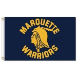 Großhandel billig ncaa marquette golden eagles 3'x5 'polyester flags kreis zeichen
