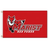 Großhandel billig ncaa marist rotfüchse 3'x5 'polyester fahnen