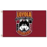 Großhandel billig ncaa loyola rambler 3'x5 'polyester fahnen