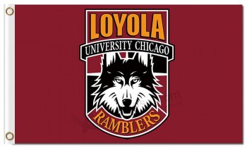 Wholesale cheap NCAA Loyola Ramblers 3'x5' polyester flags