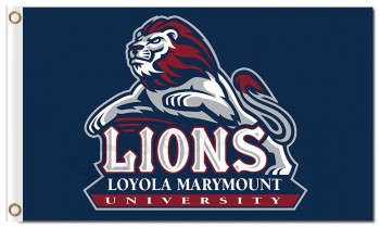 批发高-结束ncaa loyola marymount狮子3'x5'聚酯标志