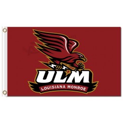 Großhandel hoch-Endee Ncaa Louisiana-Monroe Warhawks 3'x5 'Polyester Fahnen Zeichen
