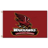 Großhandel hoch-Ende Ncaa Louisiana-monroe warhawks 3'x5 'polyester fahnen fliegEndeen adler mit charakteren