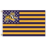 Ncaa Louisiana State Tiger 3'x5 'Polyester Fahnen Stern mit Streifen