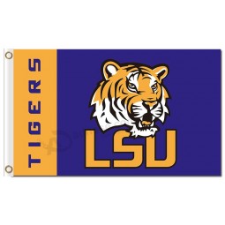 Ncaa louisiana state tigers 3'x5 'bandiere in poliestere con carattere verticale