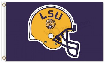 NCAA Louisiana State Tigers 3'x5' polyester flags helmet