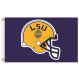 Ncaa Louisiana State Tigers 3'x5 'Polyester Fahnen Helm