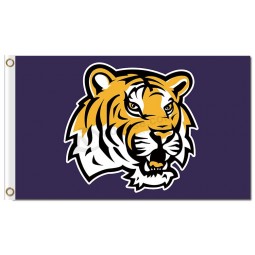 Ncaa louisiane état tigres 3'x5 'polyester drapeaux tigre