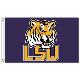 Ncaa路易斯安那州 state tigers 3'x5'涤纶旗帜ti