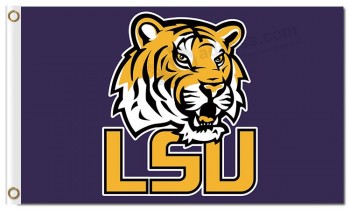 Ncaa louisiana state tigers 3'x5 'bandiere in poliestere ti