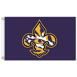 Ncaa louisiane lafayette ragin 'cajuns 3'x5' drapeaux en polyester