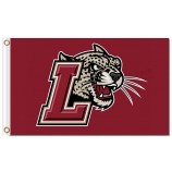 Großhandel hoch-Endee Ncaa Lafayette Leoparden 3'x5 'Polyester Fahnen mit Charakter l